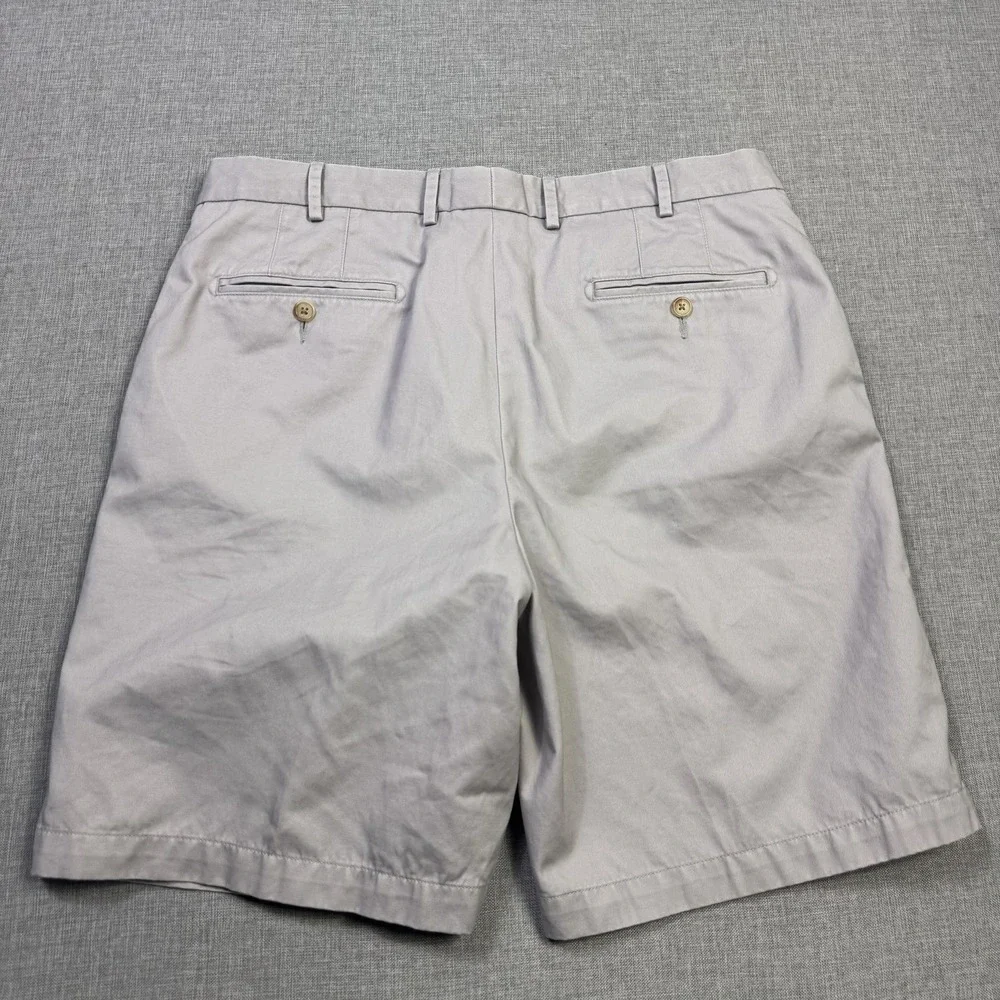 Peter Millar Chino Shorts Mens 35 Gray Cotton Canvas 9